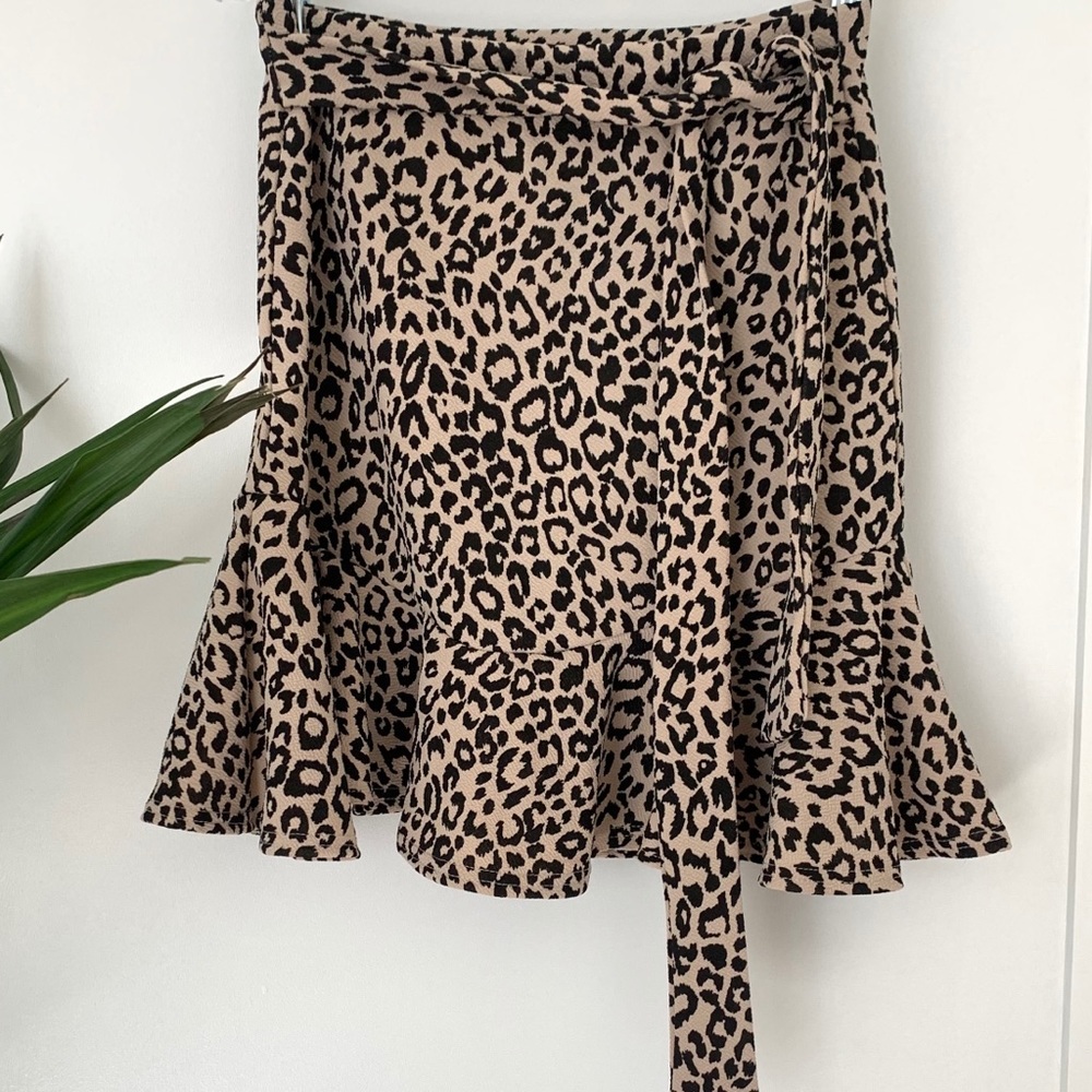 Nasty Gal Mini Leopard Skirt